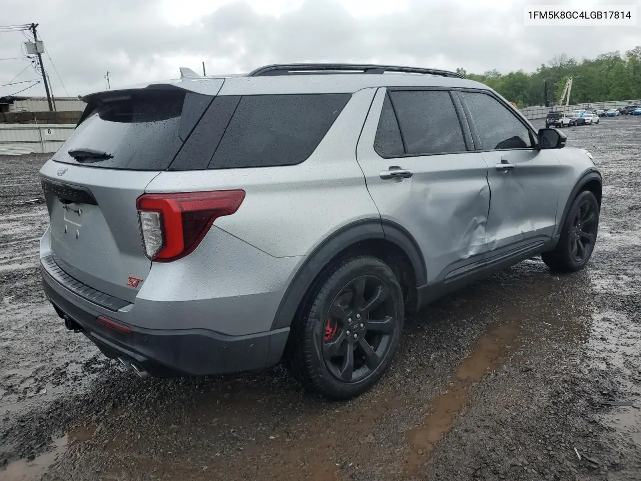 2020 Ford Explorer St VIN: 1FM5K8GC4LGB17814 Lot: 56966605