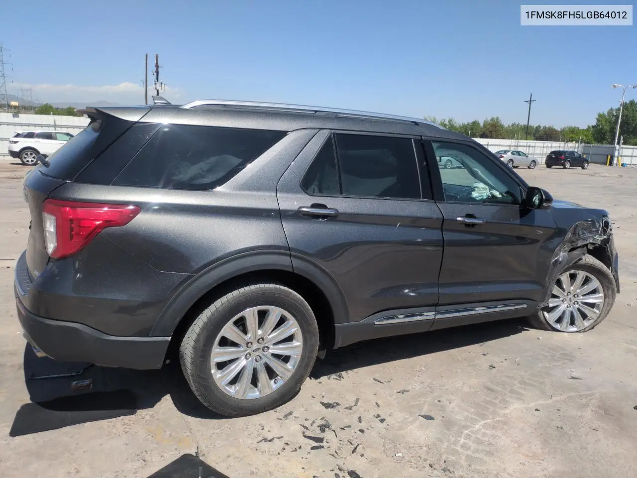 2020 Ford Explorer Limited VIN: 1FMSK8FH5LGB64012 Lot: 57082965