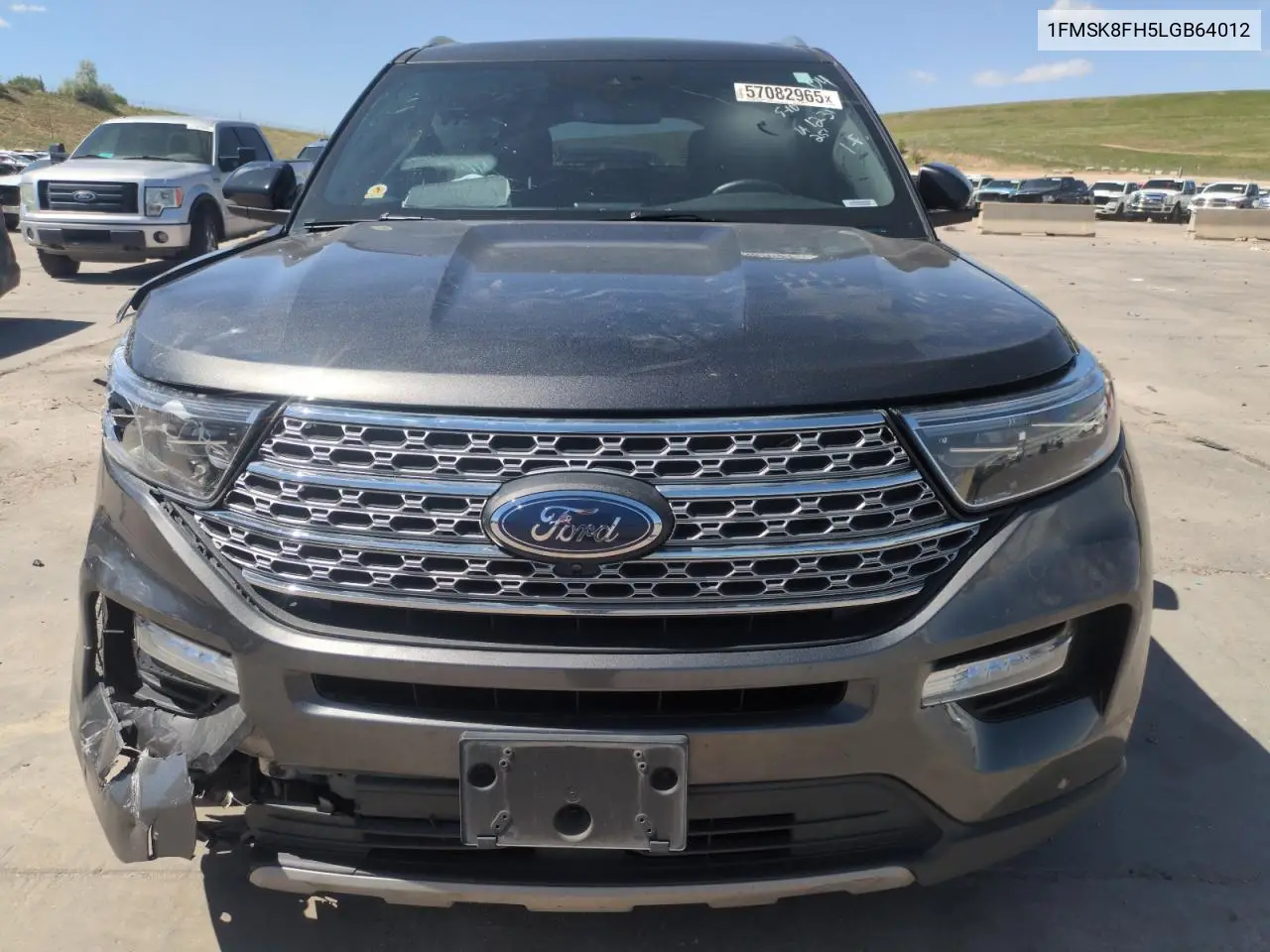 2020 Ford Explorer Limited VIN: 1FMSK8FH5LGB64012 Lot: 57082965