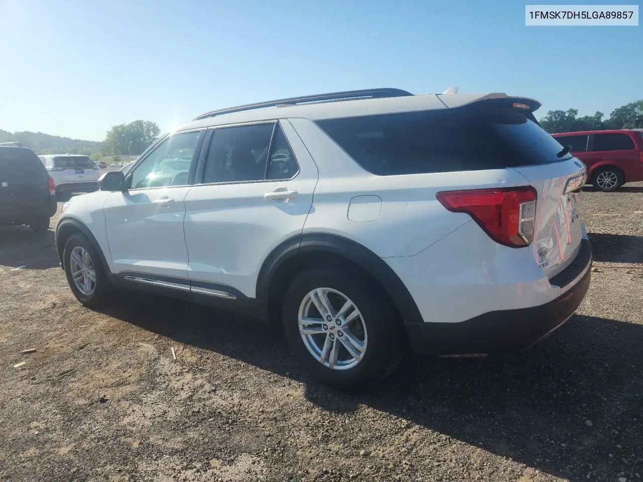 2020 Ford Explorer Xlt VIN: 1FMSK7DH5LGA89857 Lot: 61356555