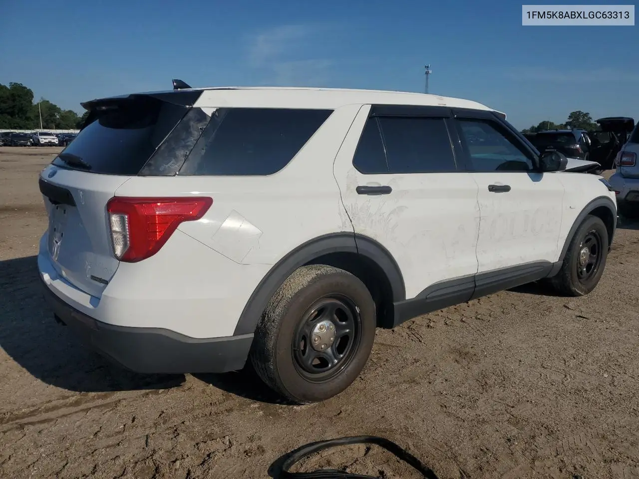 2020 Ford Explorer Police Interceptor VIN: 1FM5K8ABXLGC63313 Lot: 61629995