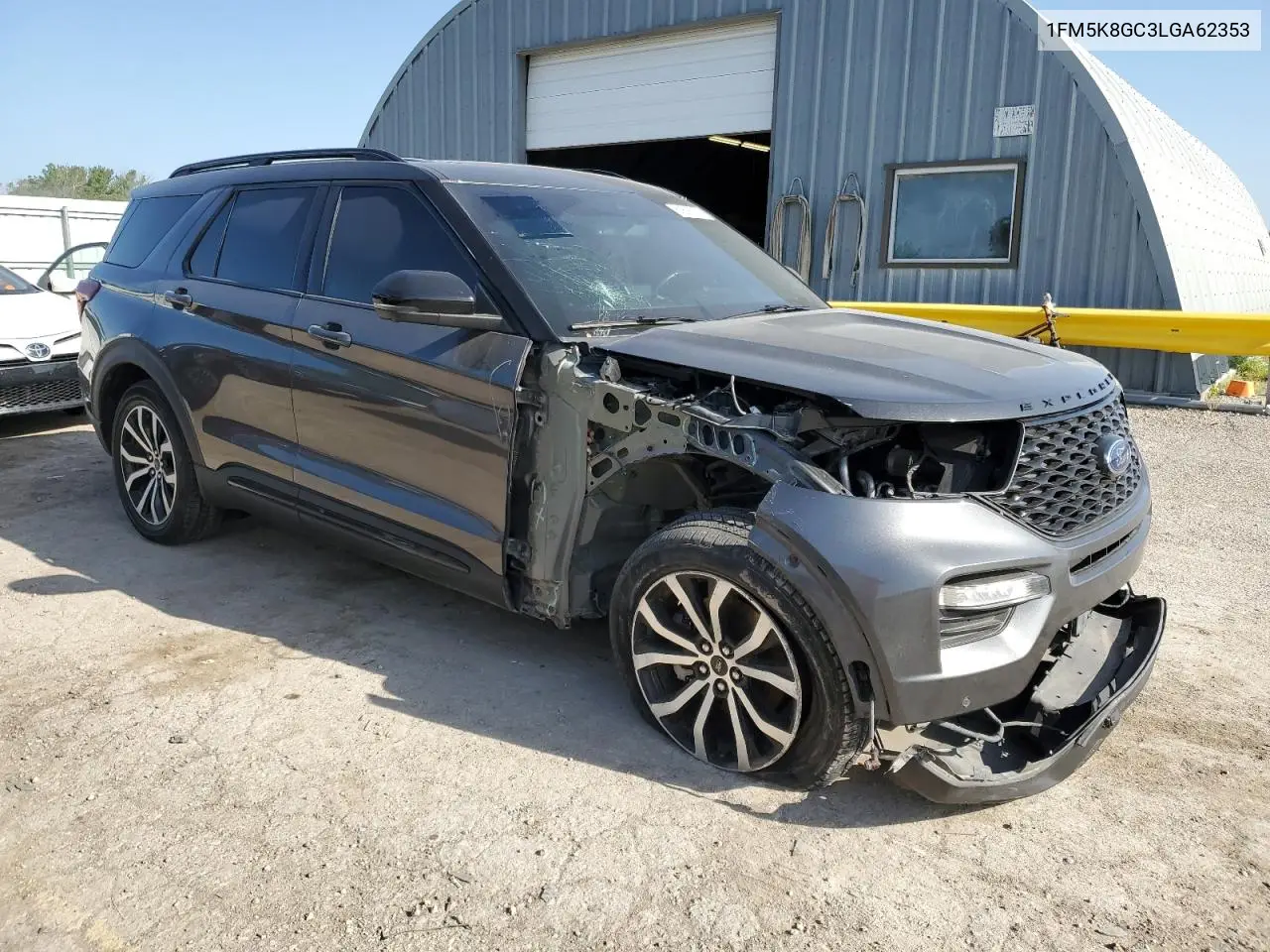 2020 Ford Explorer St VIN: 1FM5K8GC3LGA62353 Lot: 61676725