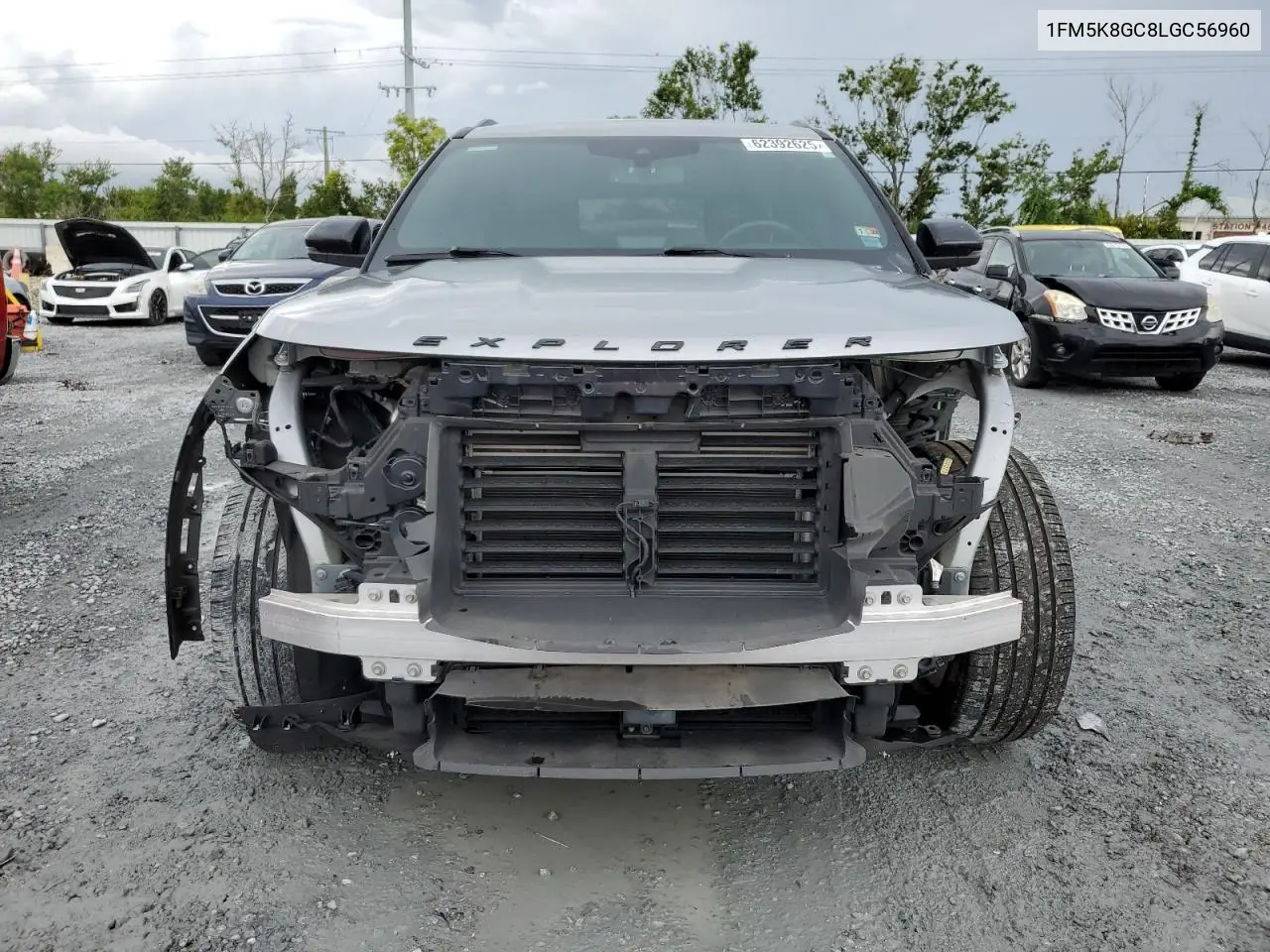 2020 Ford Explorer St VIN: 1FM5K8GC8LGC56960 Lot: 62392625