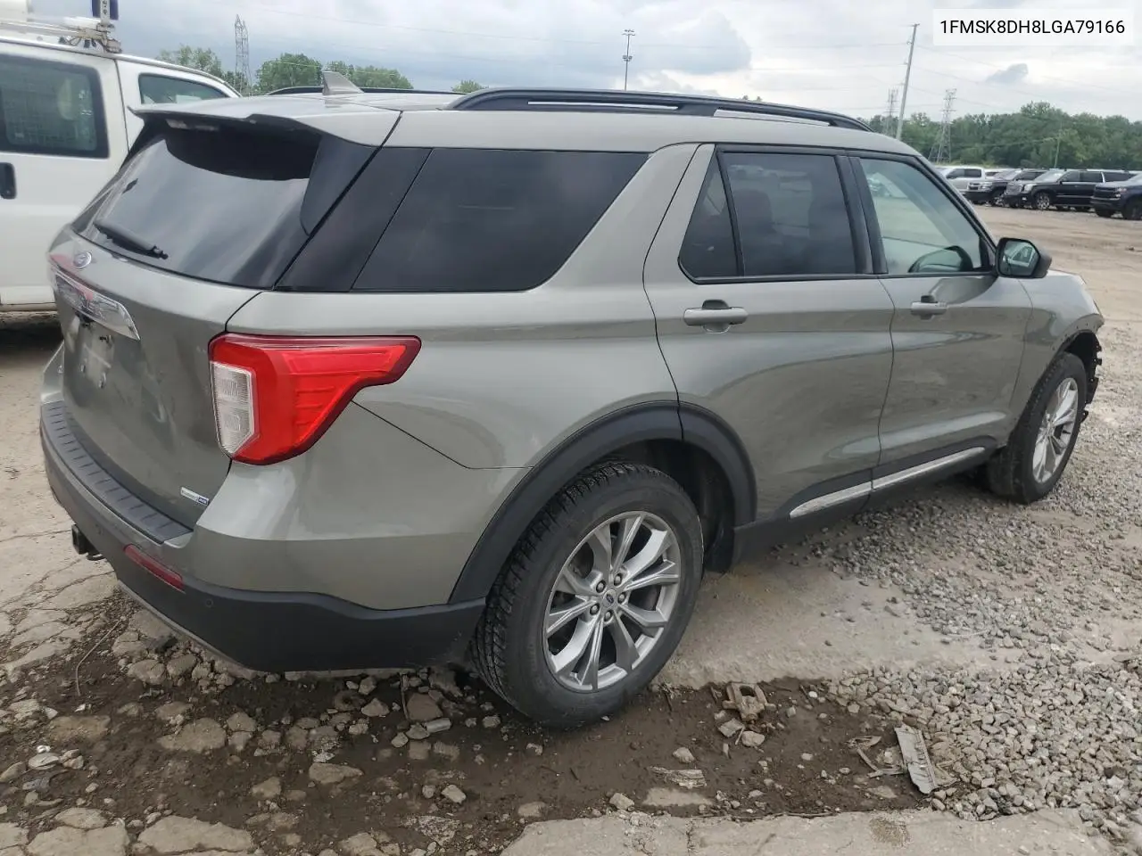 2020 Ford Explorer Xlt VIN: 1FMSK8DH8LGA79166 Lot: 62993385