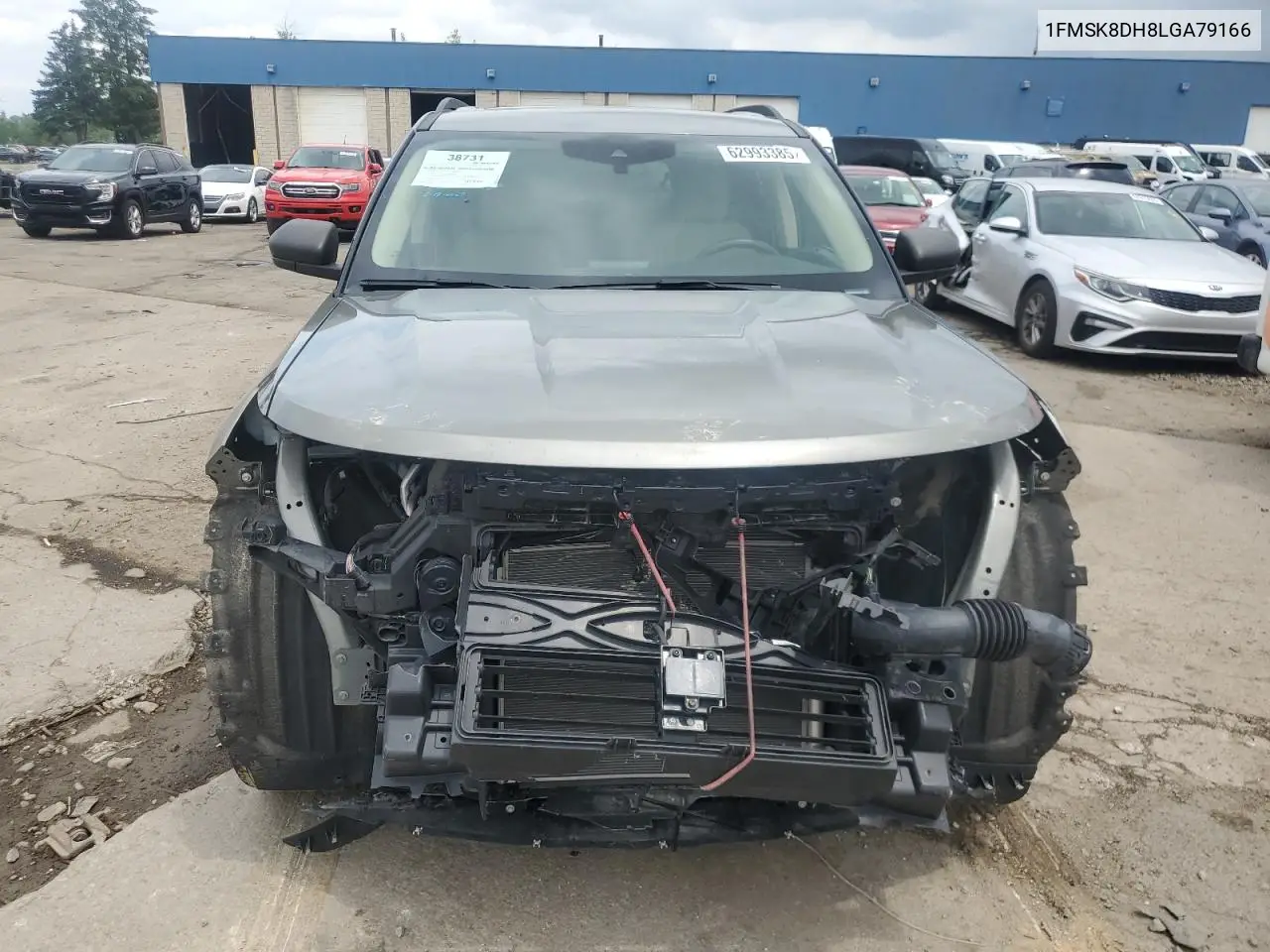 2020 Ford Explorer Xlt VIN: 1FMSK8DH8LGA79166 Lot: 62993385