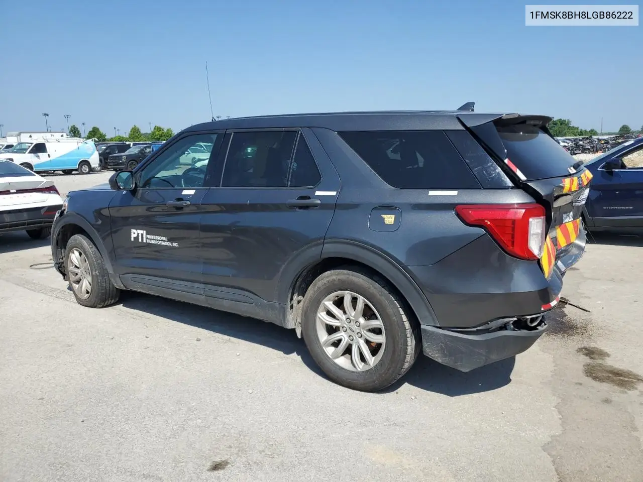 2020 Ford Explorer VIN: 1FMSK8BH8LGB86222 Lot: 63019555