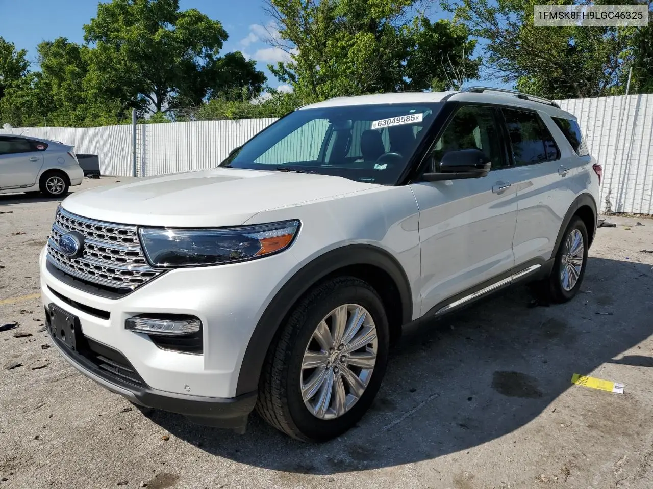 2020 Ford Explorer Limited VIN: 1FMSK8FH9LGC46325 Lot: 63049585