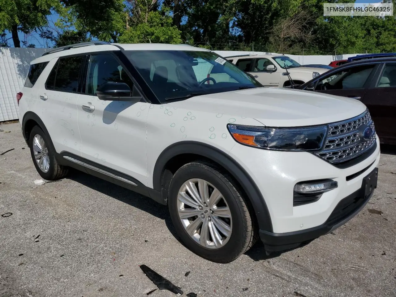 2020 Ford Explorer Limited VIN: 1FMSK8FH9LGC46325 Lot: 63049585