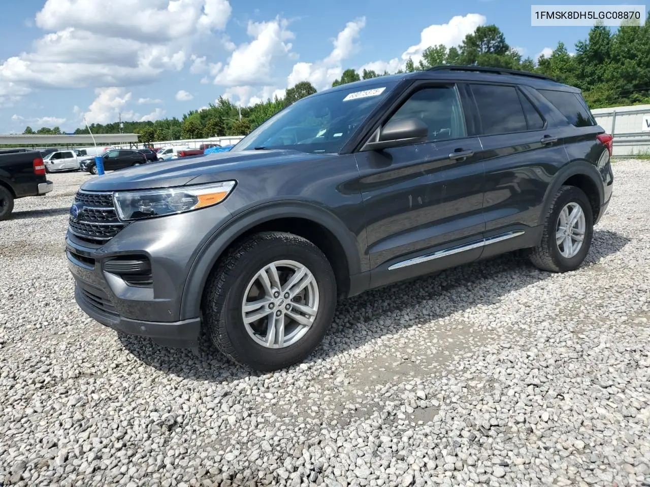 2020 Ford Explorer Xlt VIN: 1FMSK8DH5LGC08870 Lot: 63075375