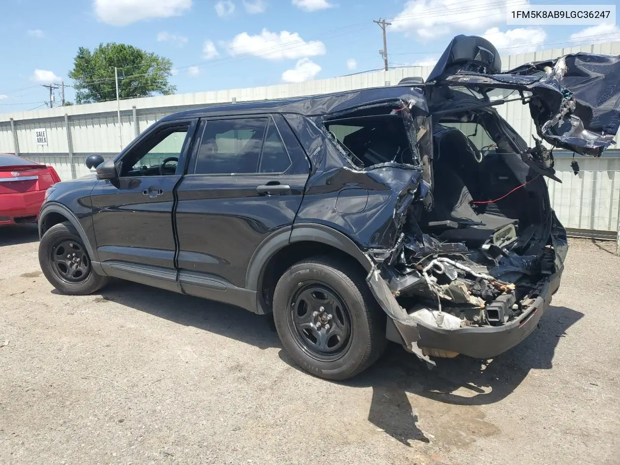 2020 Ford Explorer Police Interceptor VIN: 1FM5K8AB9LGC36247 Lot: 63115195