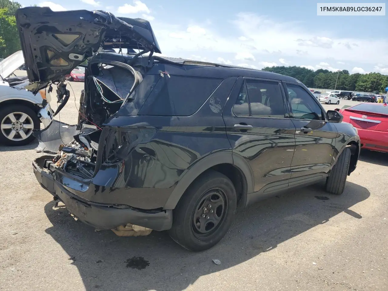 2020 Ford Explorer Police Interceptor VIN: 1FM5K8AB9LGC36247 Lot: 63115195