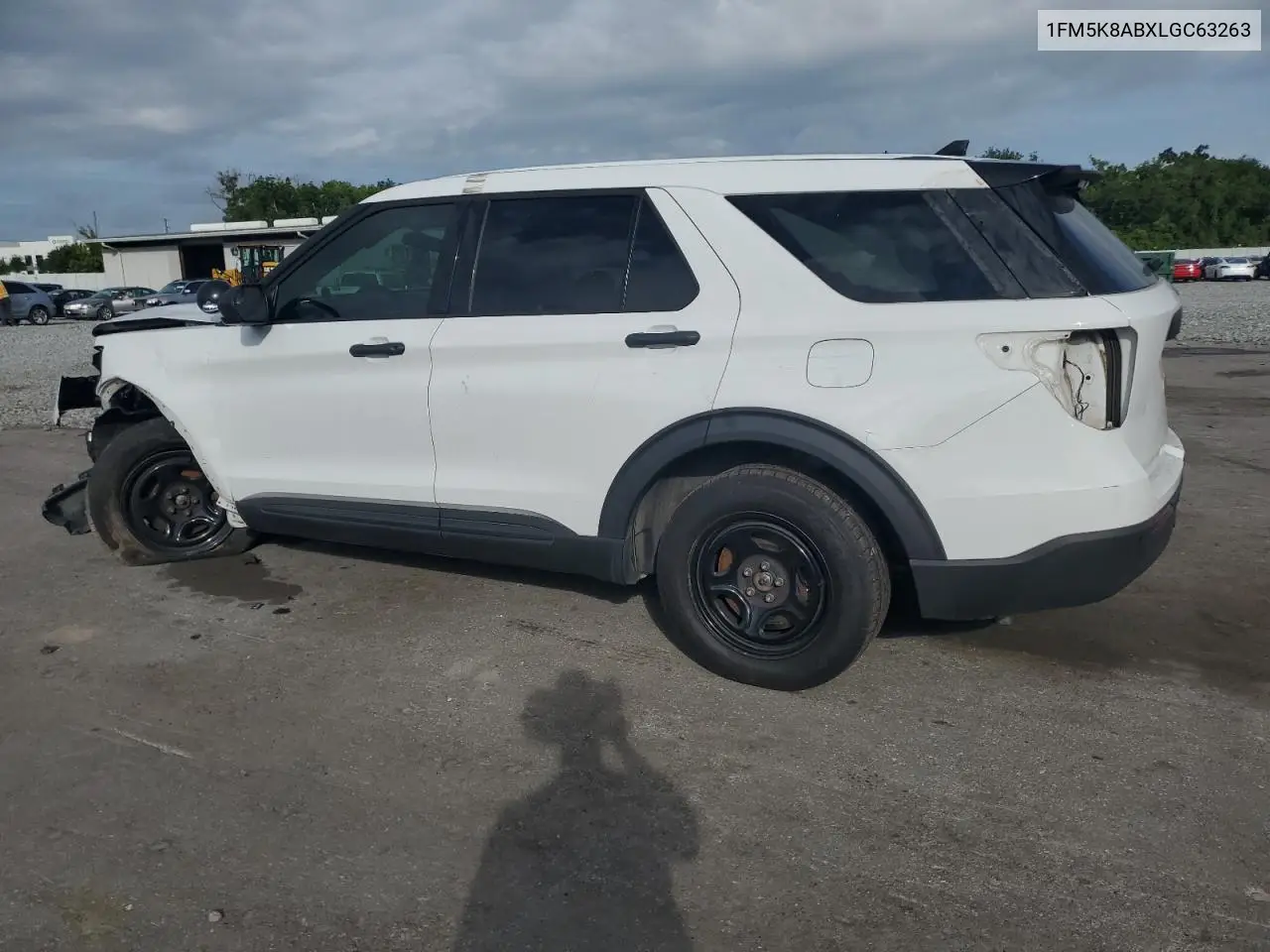 2020 Ford Explorer Police Interceptor VIN: 1FM5K8ABXLGC63263 Lot: 63551265