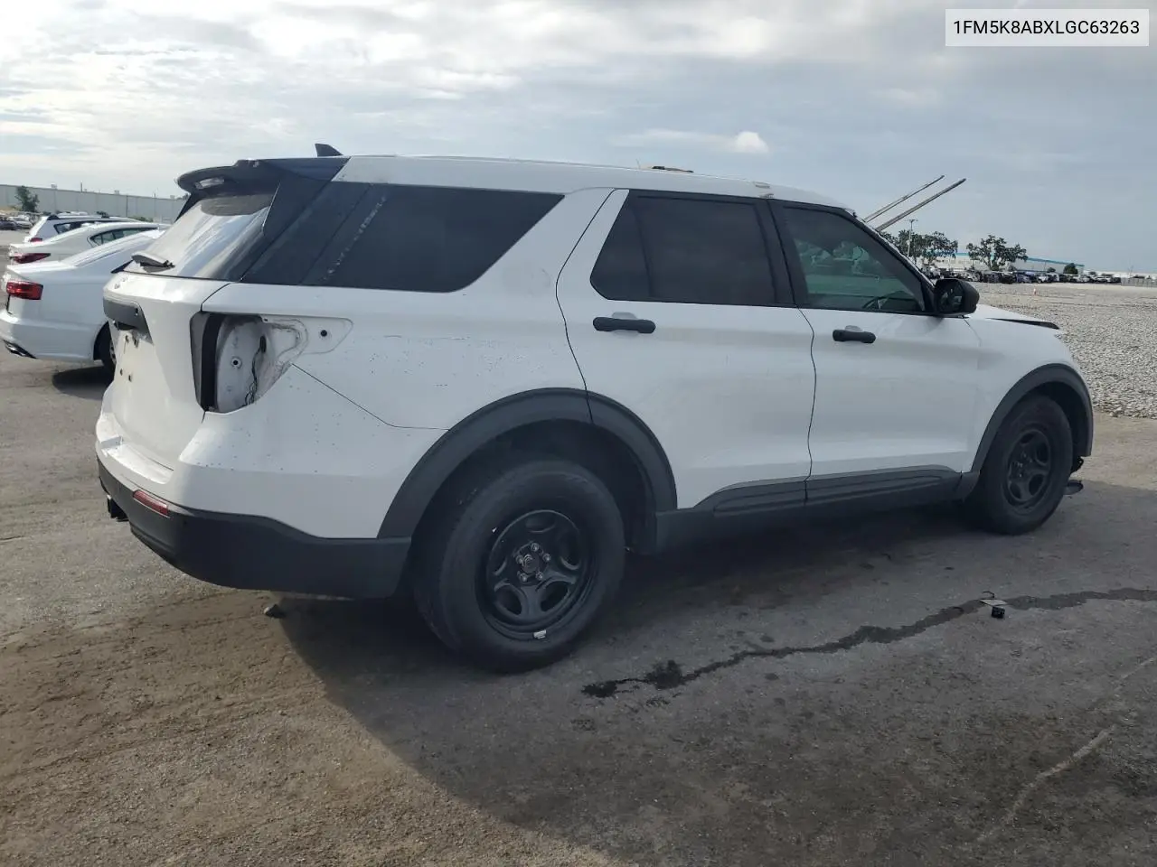 2020 Ford Explorer Police Interceptor VIN: 1FM5K8ABXLGC63263 Lot: 63551265