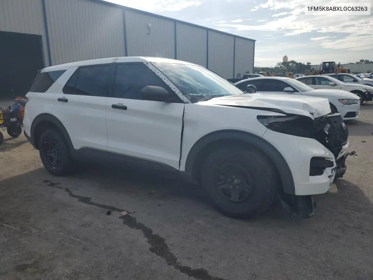 2020 Ford Explorer Police Interceptor VIN: 1FM5K8ABXLGC63263 Lot: 63551265