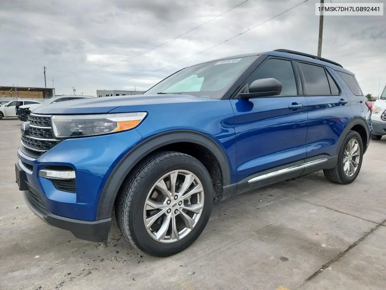 2020 Ford Explorer Xlt VIN: 1FMSK7DH7LGB92441 Lot: 63616745
