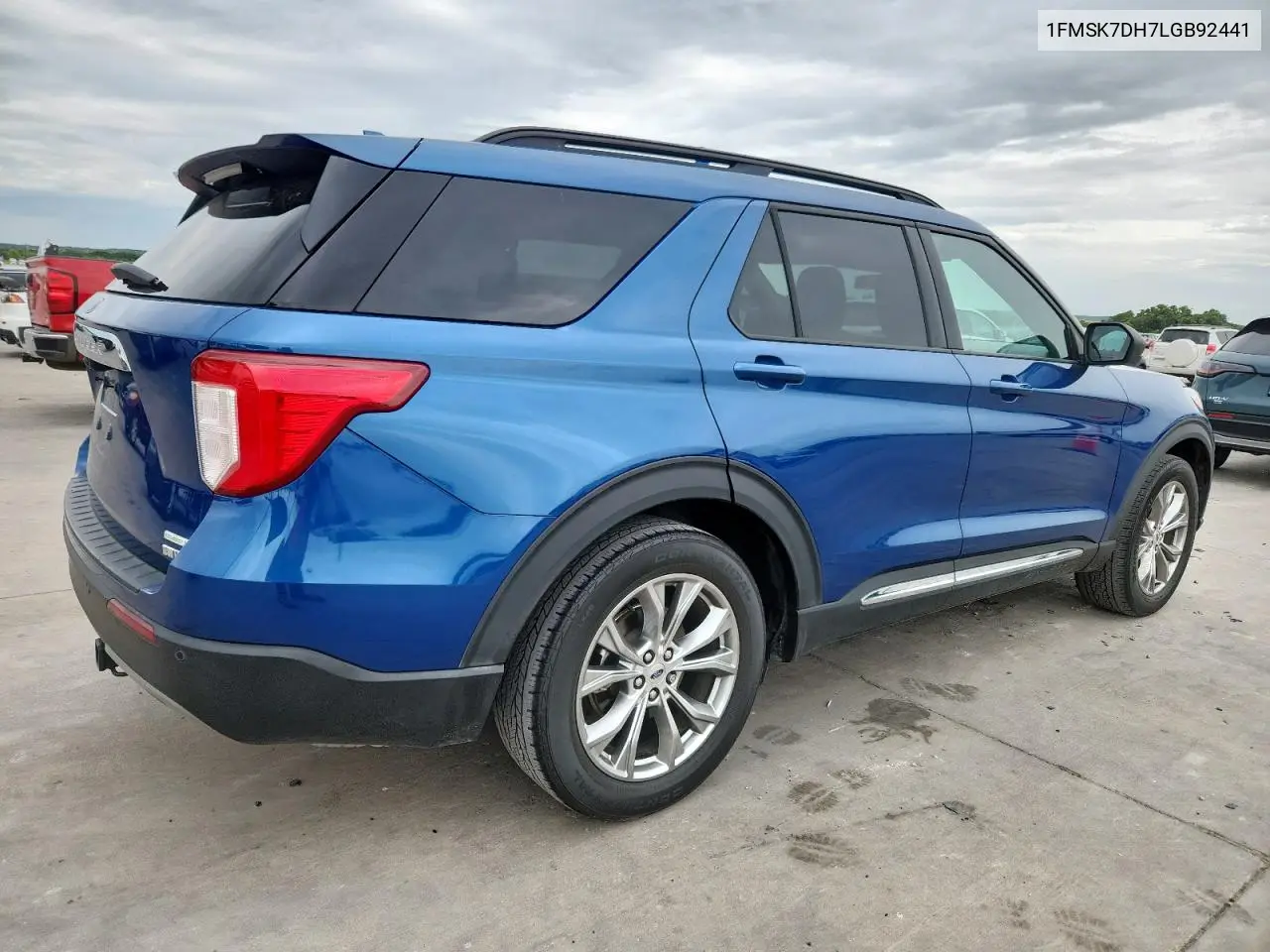 2020 Ford Explorer Xlt VIN: 1FMSK7DH7LGB92441 Lot: 63616745