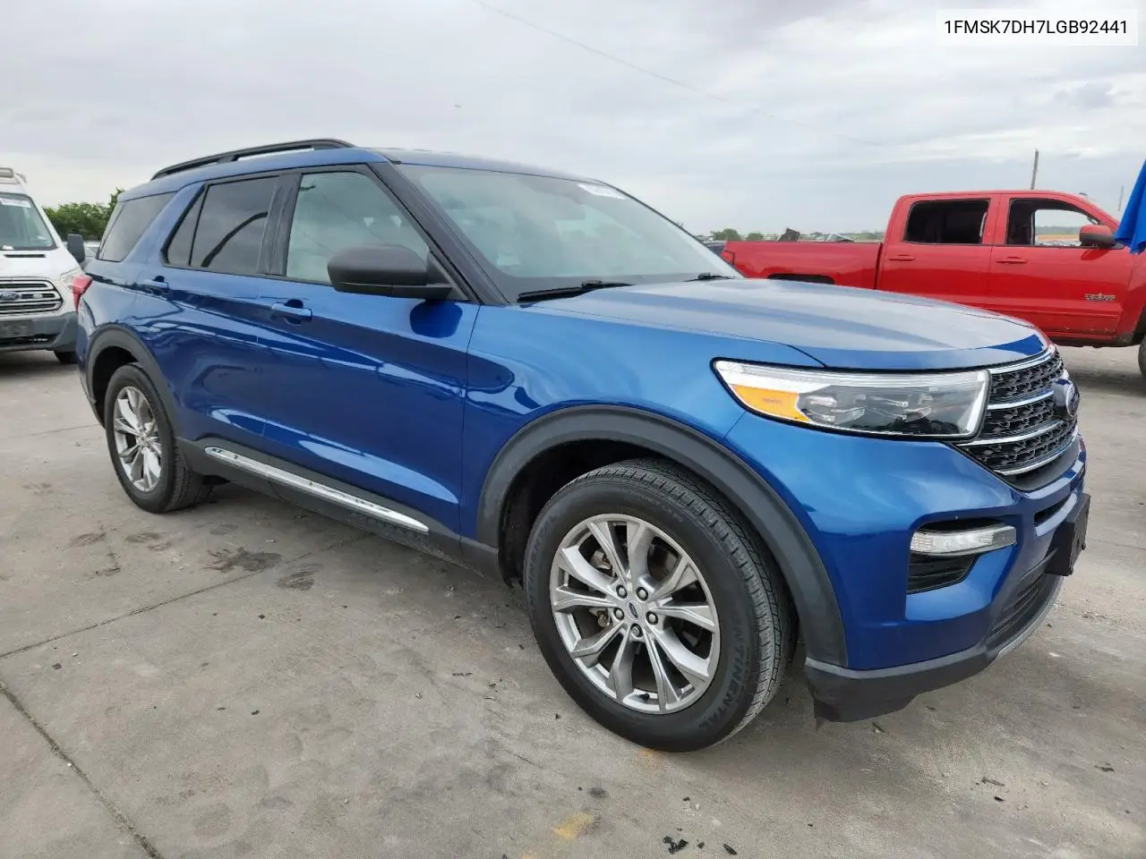 2020 Ford Explorer Xlt VIN: 1FMSK7DH7LGB92441 Lot: 63616745