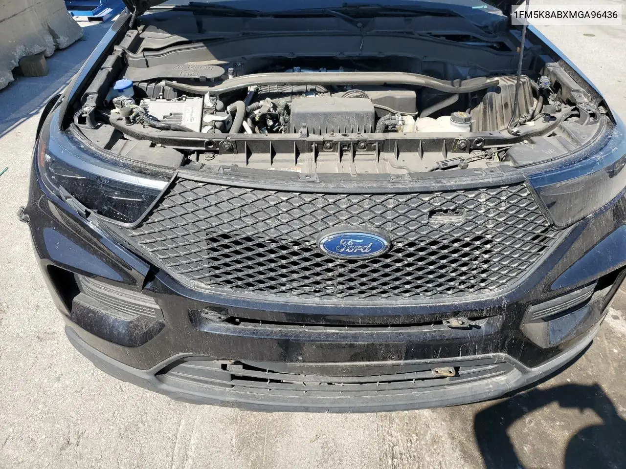 2021 Ford Explorer Police Interceptor VIN: 1FM5K8ABXMGA96436 Lot: 48943685