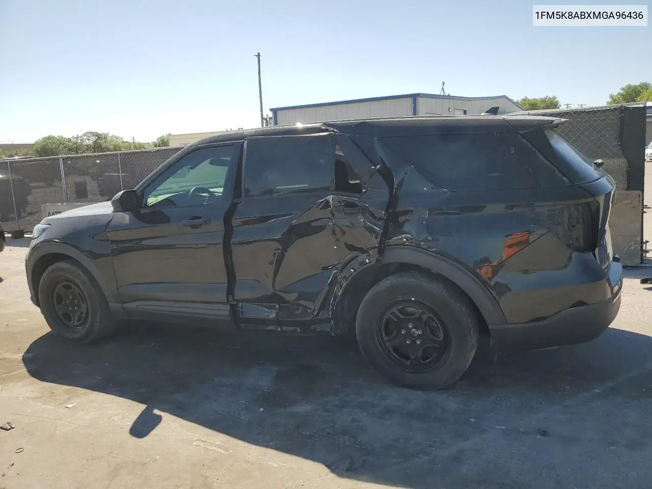 2021 Ford Explorer Police Interceptor VIN: 1FM5K8ABXMGA96436 Lot: 48943685