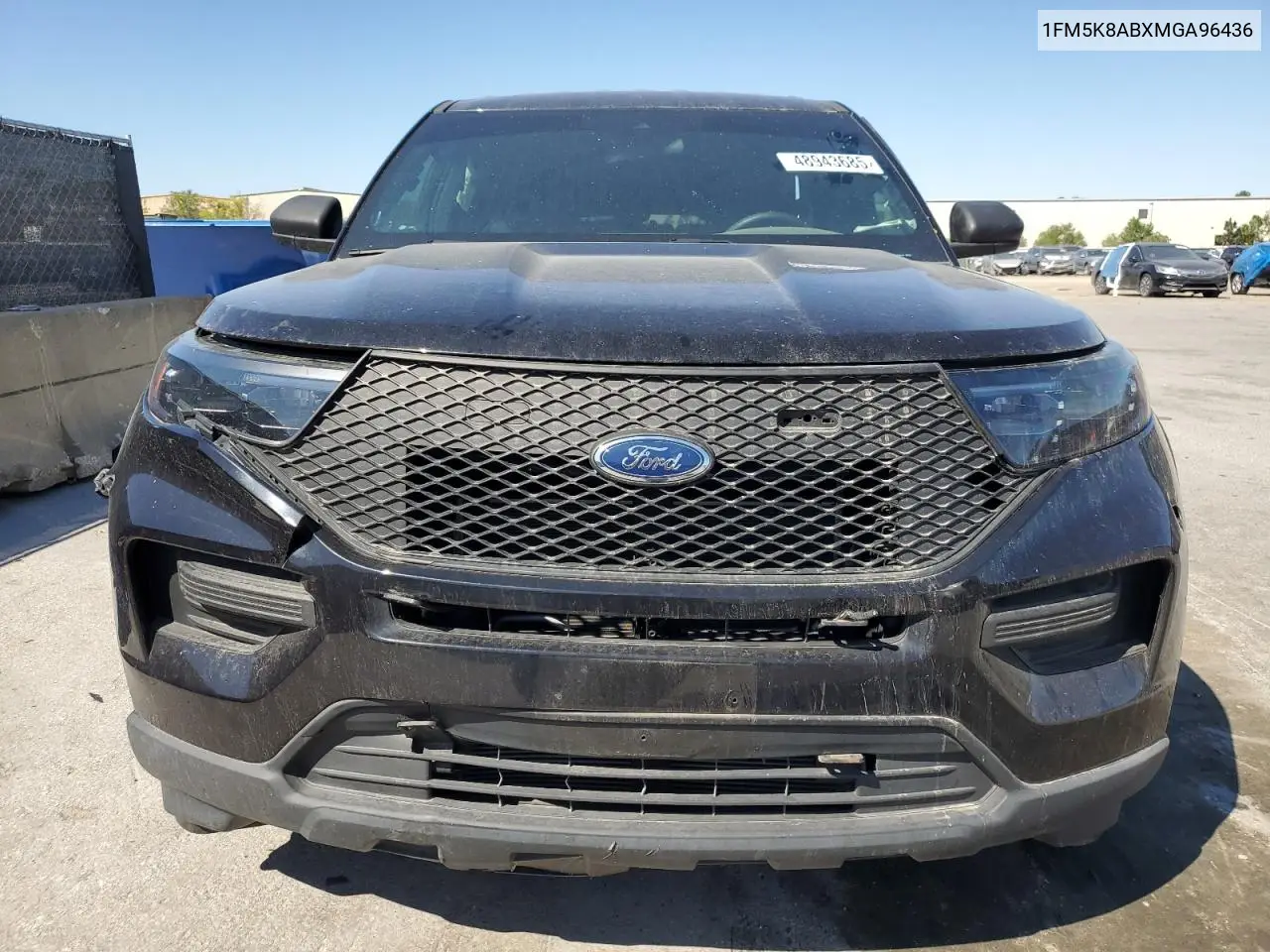 2021 Ford Explorer Police Interceptor VIN: 1FM5K8ABXMGA96436 Lot: 48943685
