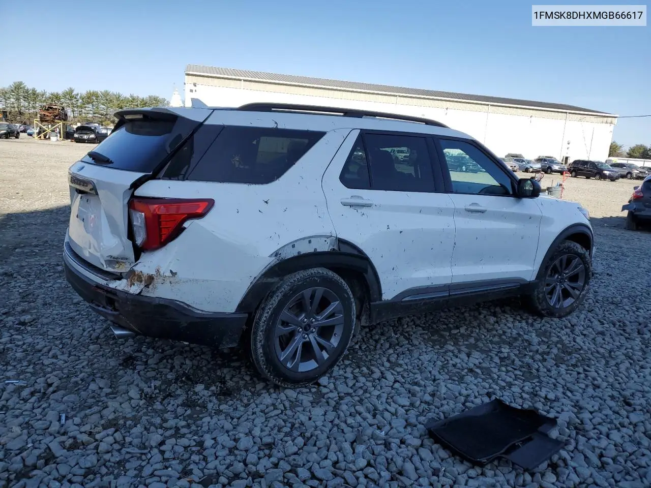 2021 Ford Explorer Xlt VIN: 1FMSK8DHXMGB66617 Lot: 49608325