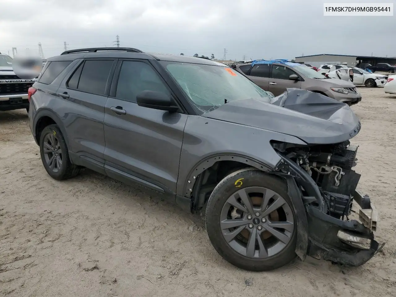 2021 Ford Explorer Xlt VIN: 1FMSK7DH9MGB95441 Lot: 51189315