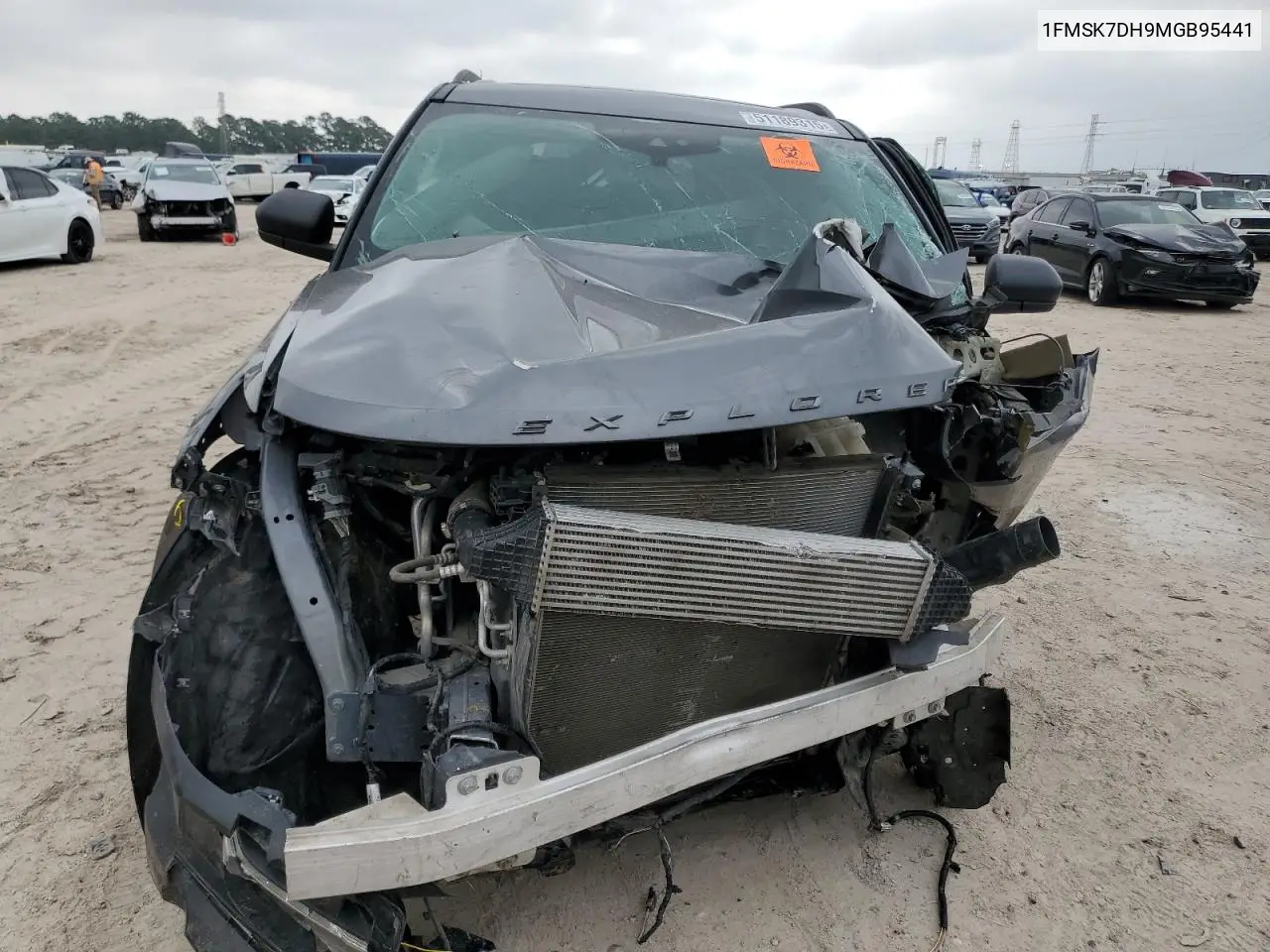 2021 Ford Explorer Xlt VIN: 1FMSK7DH9MGB95441 Lot: 51189315