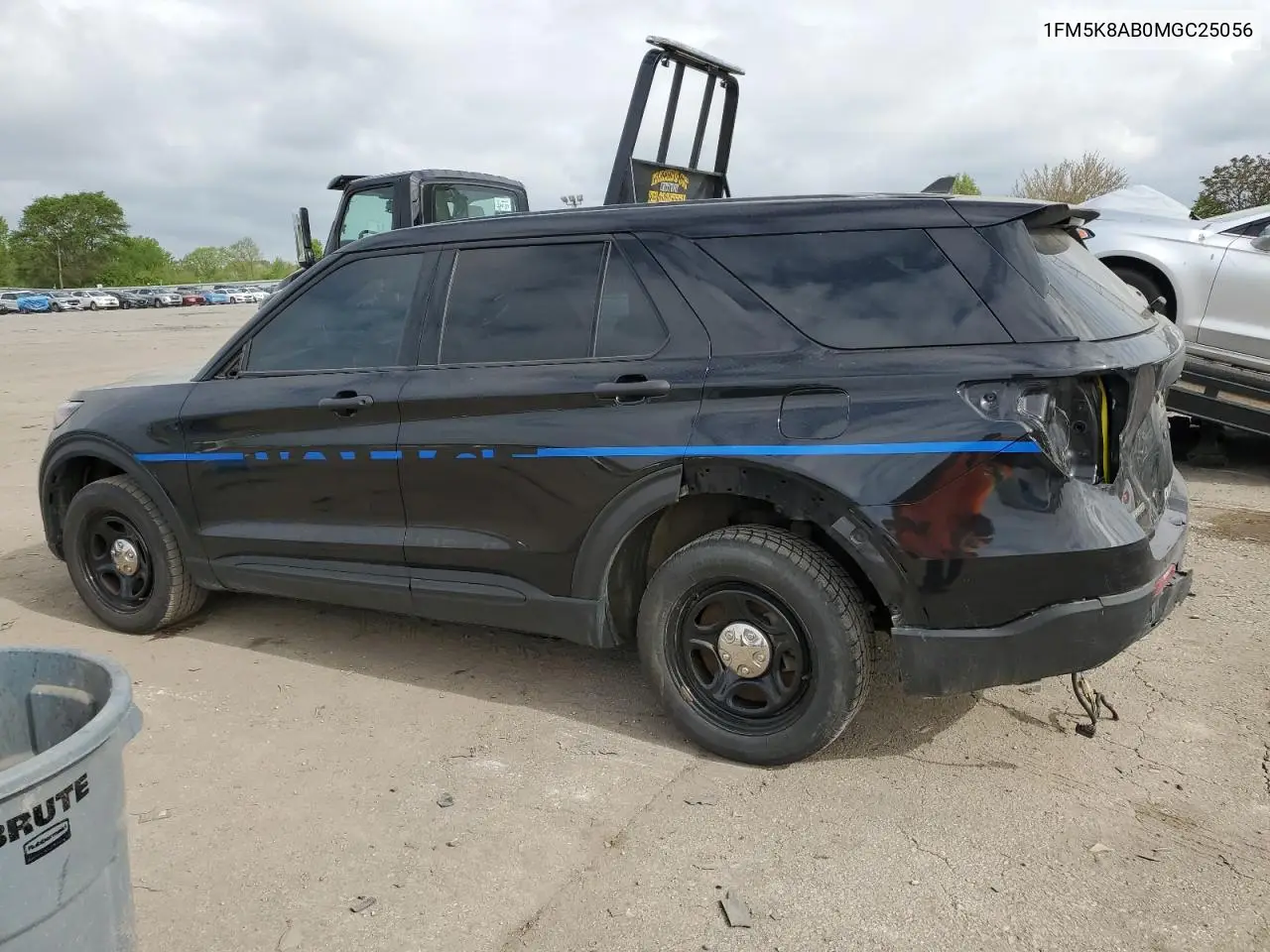 2021 Ford Explorer Police Interceptor VIN: 1FM5K8AB0MGC25056 Lot: 53846705