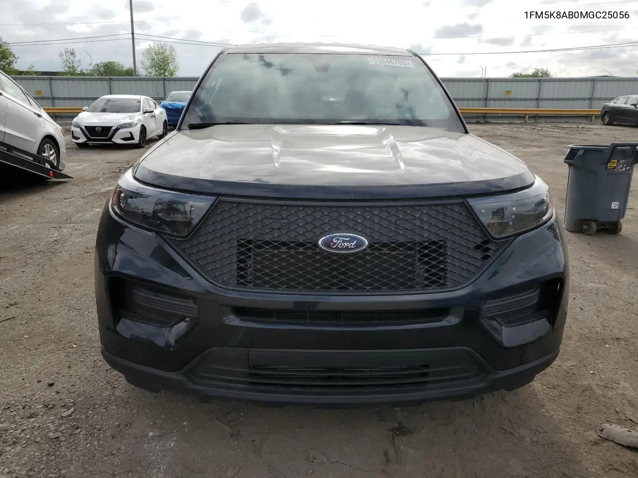 2021 Ford Explorer Police Interceptor VIN: 1FM5K8AB0MGC25056 Lot: 53846705