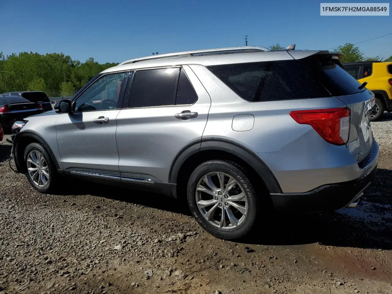 2021 Ford Explorer Limited VIN: 1FMSK7FH2MGA88549 Lot: 54145295