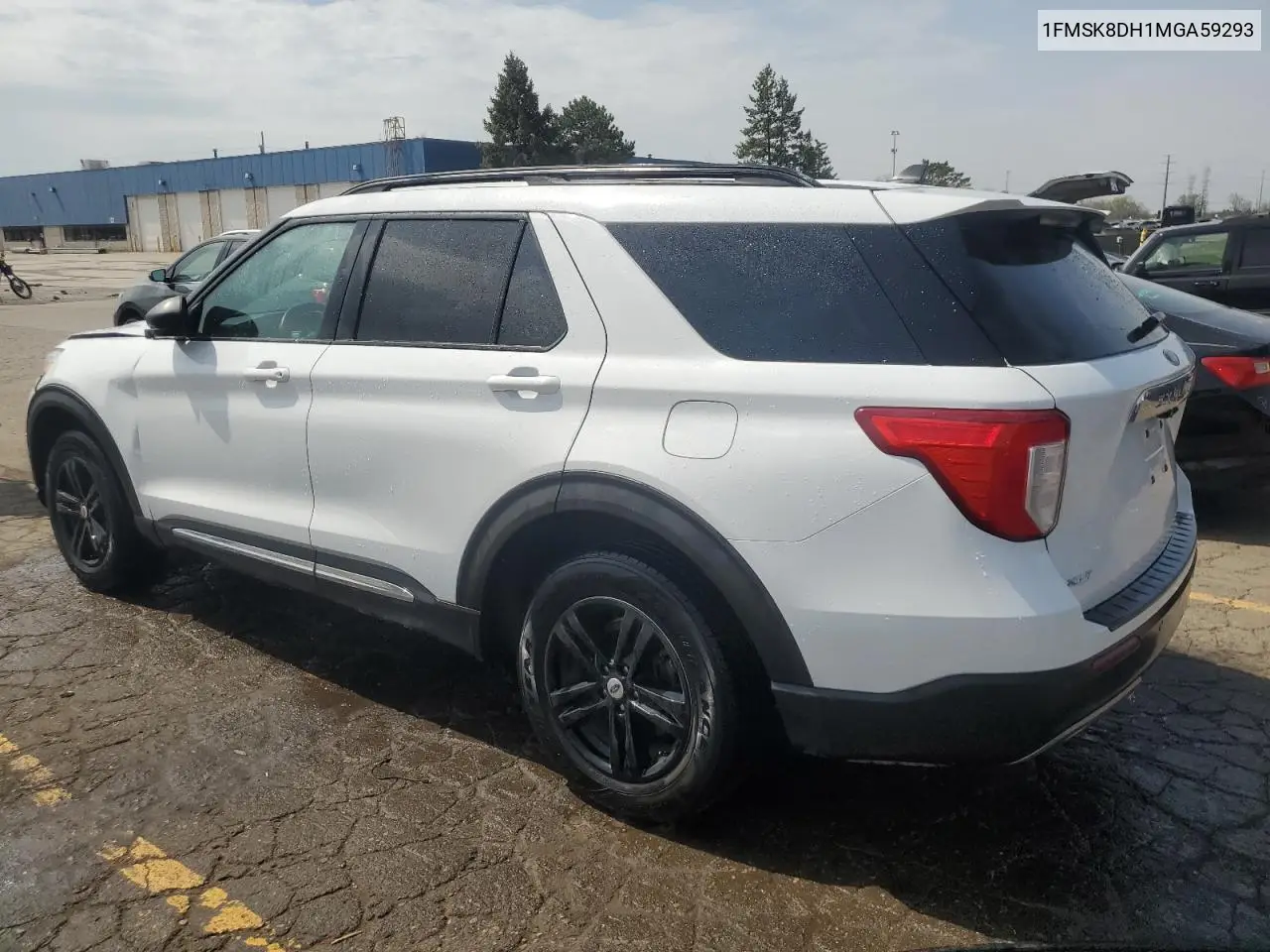 2021 Ford Explorer Xlt VIN: 1FMSK8DH1MGA59293 Lot: 54850615