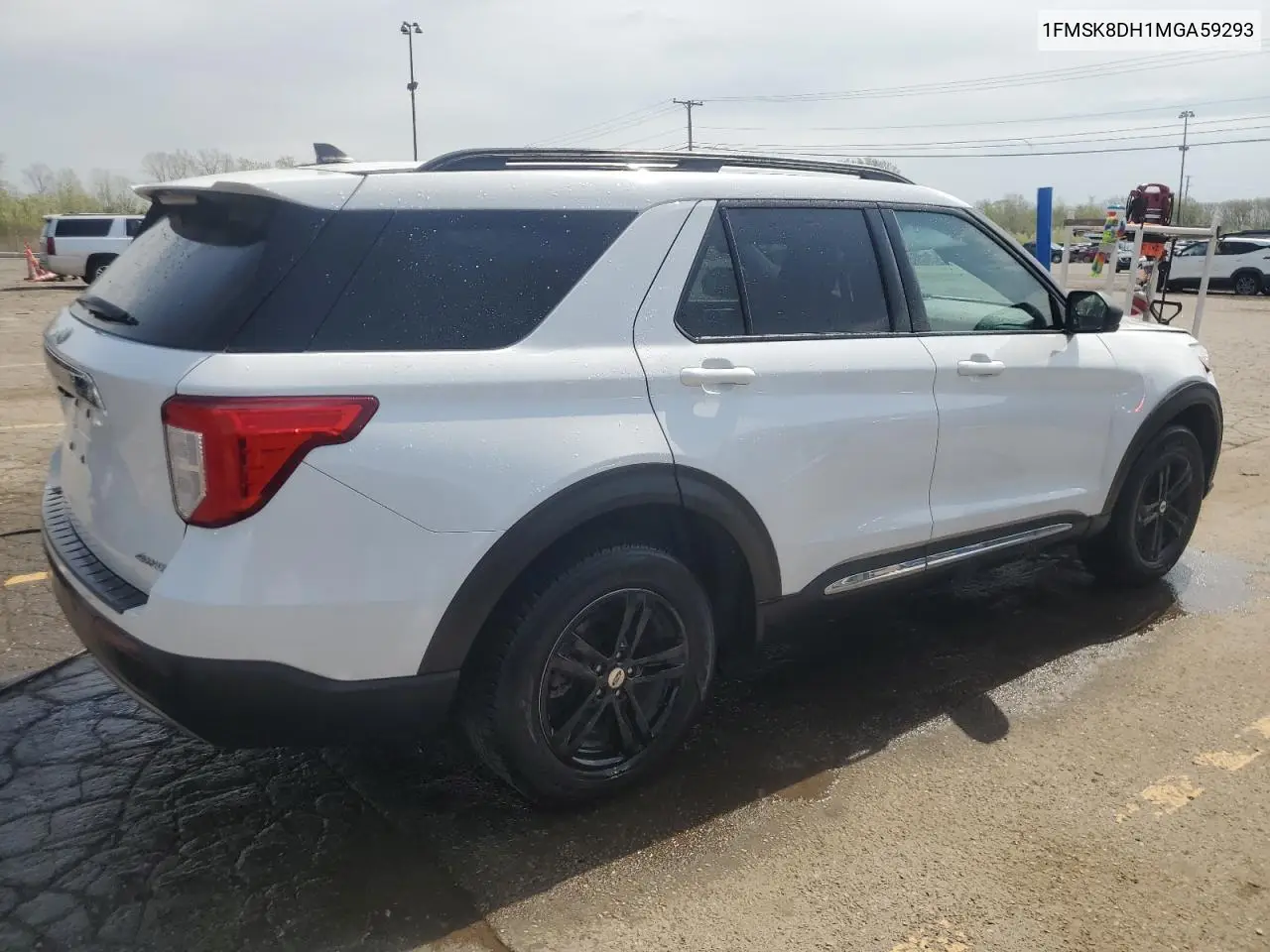 2021 Ford Explorer Xlt VIN: 1FMSK8DH1MGA59293 Lot: 54850615