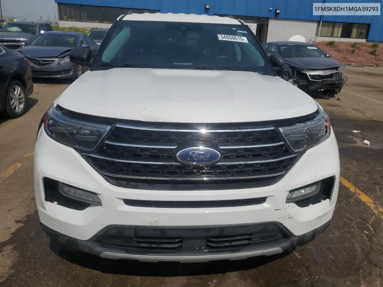 2021 Ford Explorer Xlt VIN: 1FMSK8DH1MGA59293 Lot: 54850615