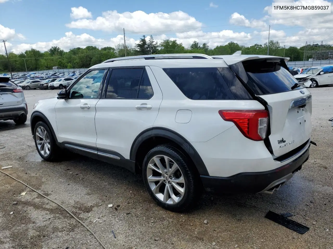 2021 Ford Explorer Platinum VIN: 1FM5K8HC7MGB59037 Lot: 55938445