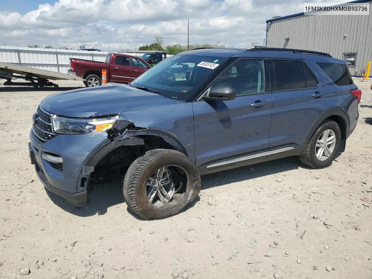 2021 Ford Explorer Xlt VIN: 1FMSK8DHXMGB93736 Lot: 56365145