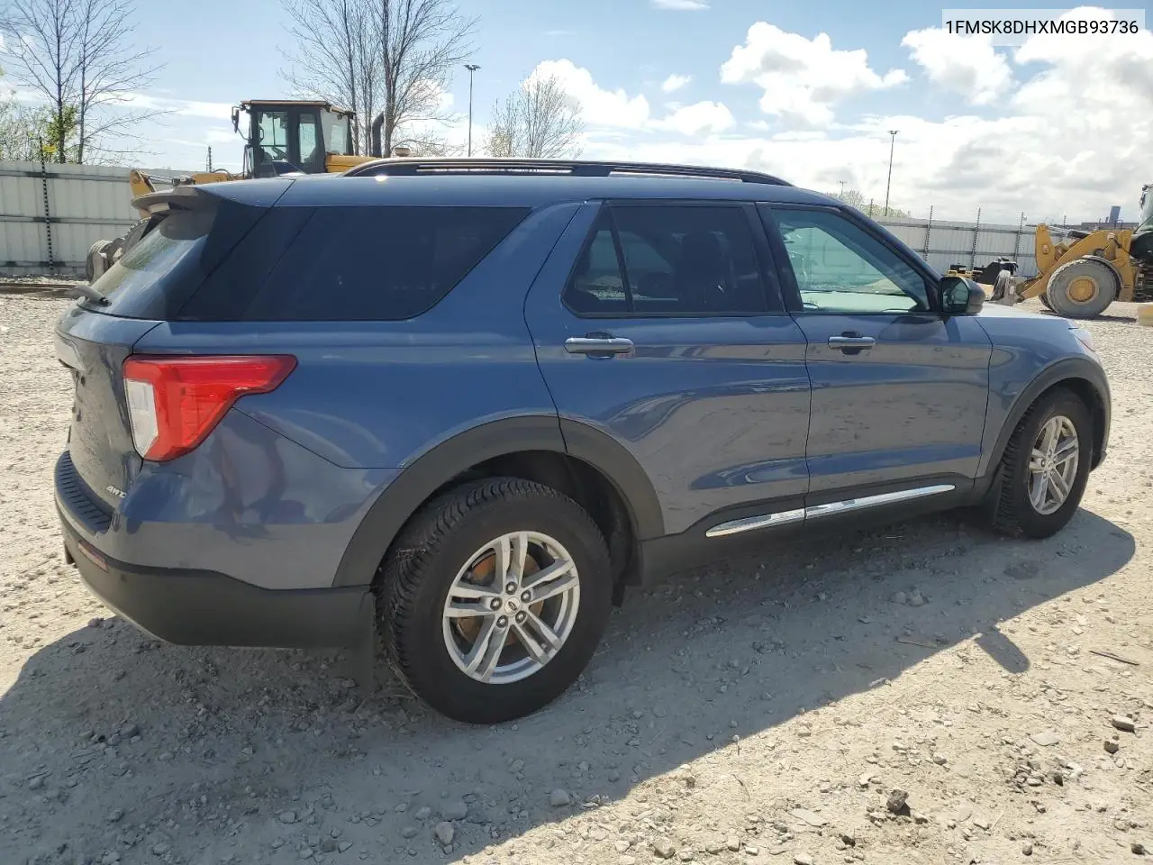 2021 Ford Explorer Xlt VIN: 1FMSK8DHXMGB93736 Lot: 56365145