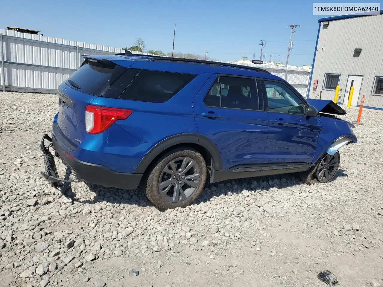2021 Ford Explorer Xlt VIN: 1FMSK8DH3MGA62440 Lot: 56403055