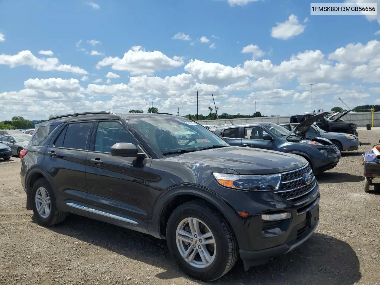 2021 Ford Explorer Xlt VIN: 1FMSK8DH3MGB56656 Lot: 56699525