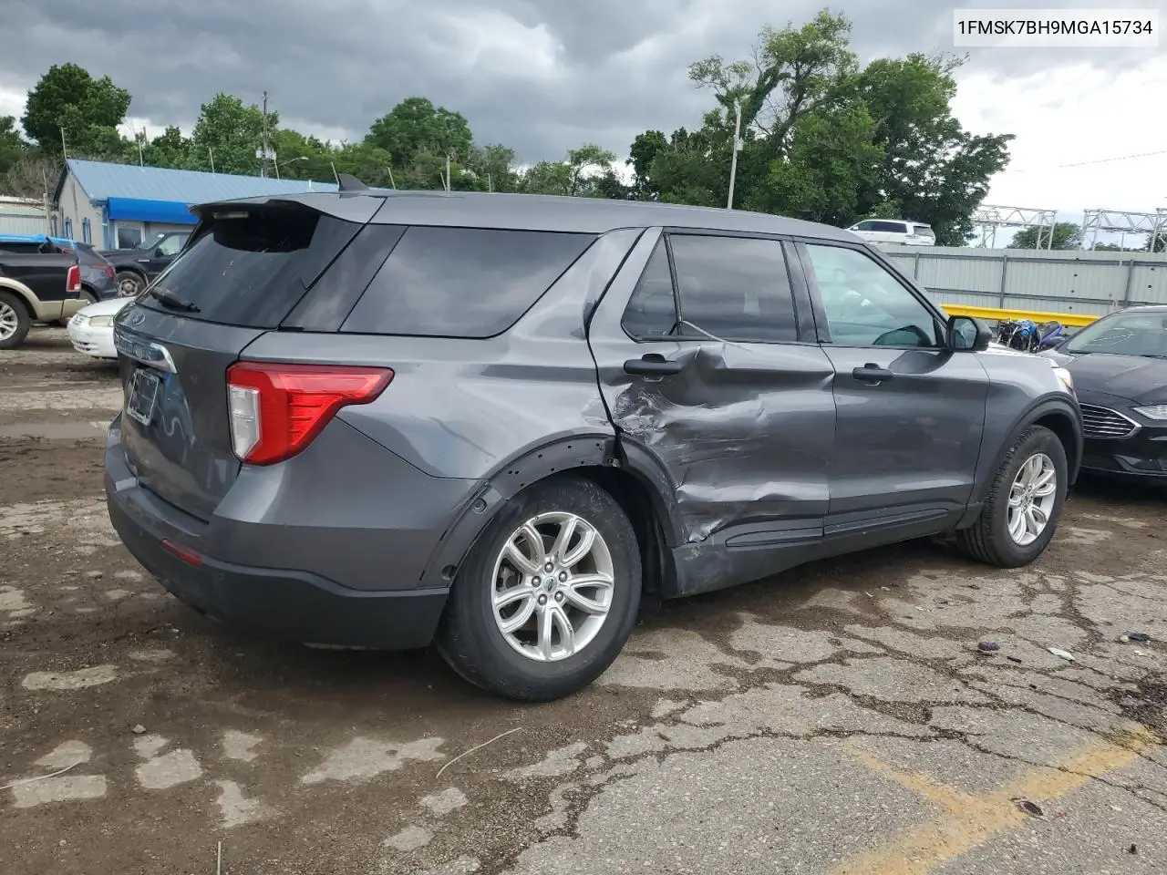 2021 Ford Explorer VIN: 1FMSK7BH9MGA15734 Lot: 58917685