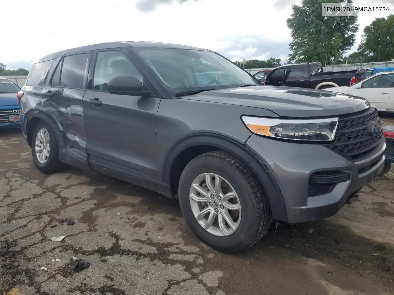 2021 Ford Explorer VIN: 1FMSK7BH9MGA15734 Lot: 58917685