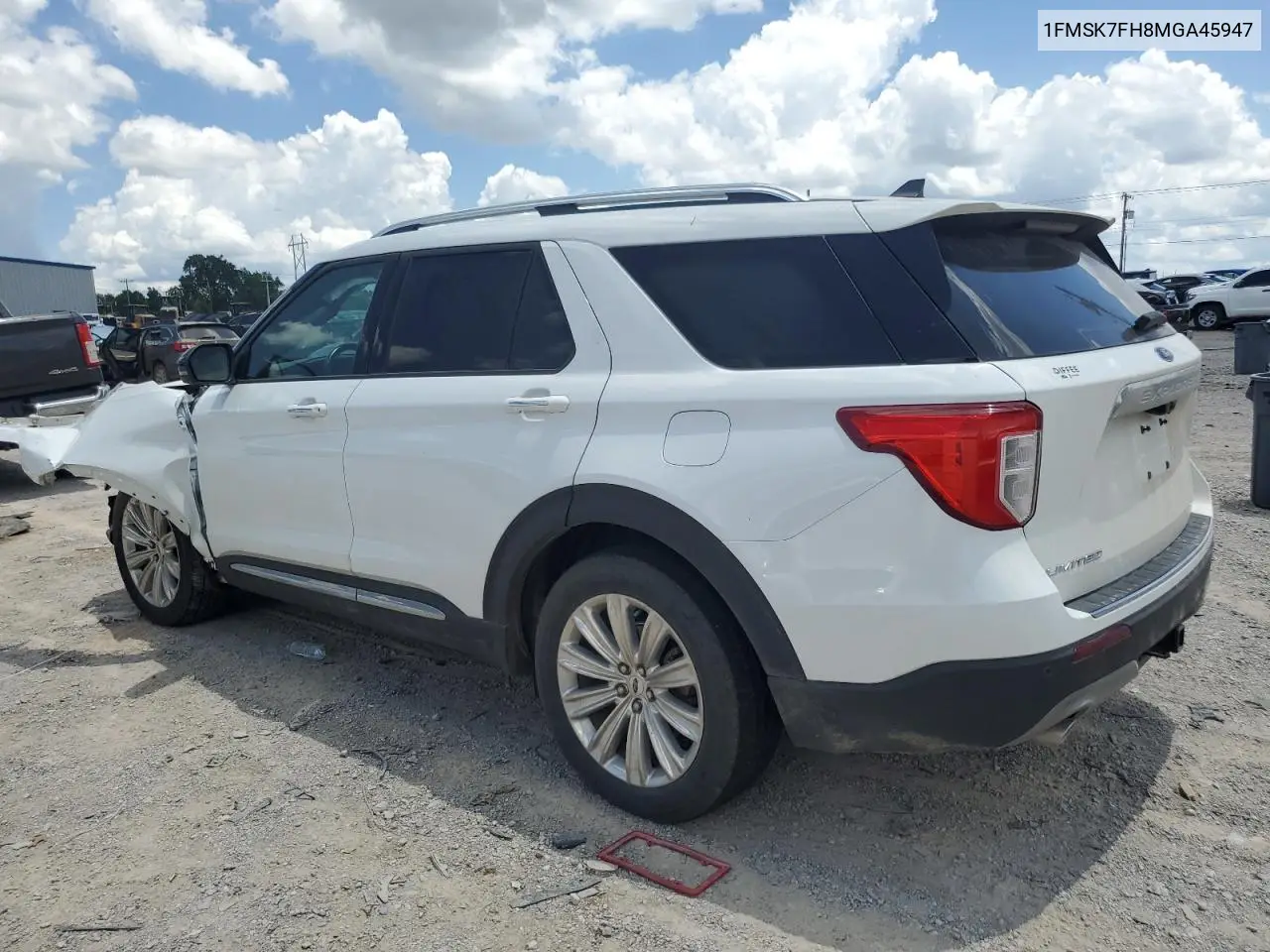 2021 Ford Explorer Limited VIN: 1FMSK7FH8MGA45947 Lot: 62396715
