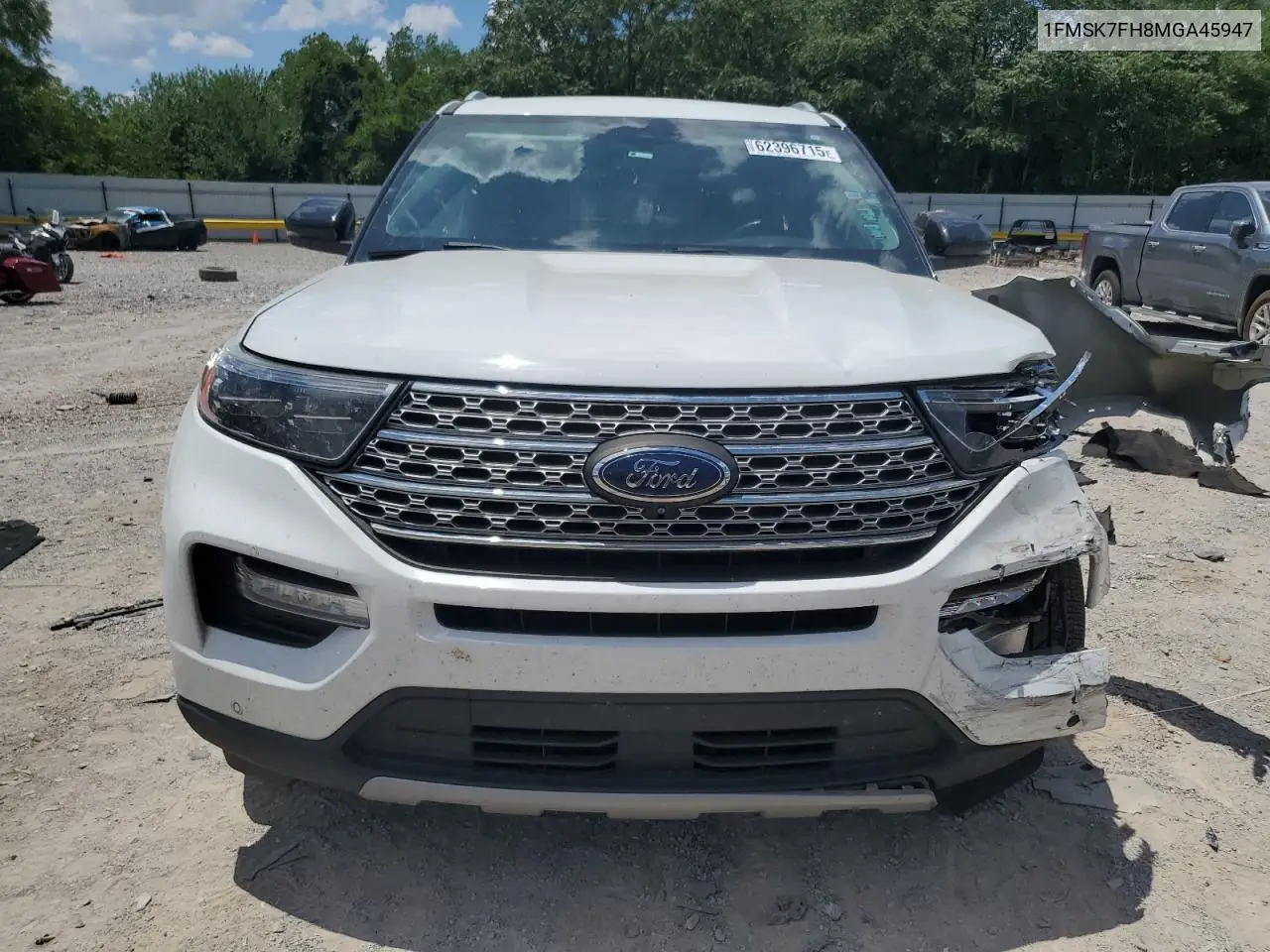 2021 Ford Explorer Limited VIN: 1FMSK7FH8MGA45947 Lot: 62396715