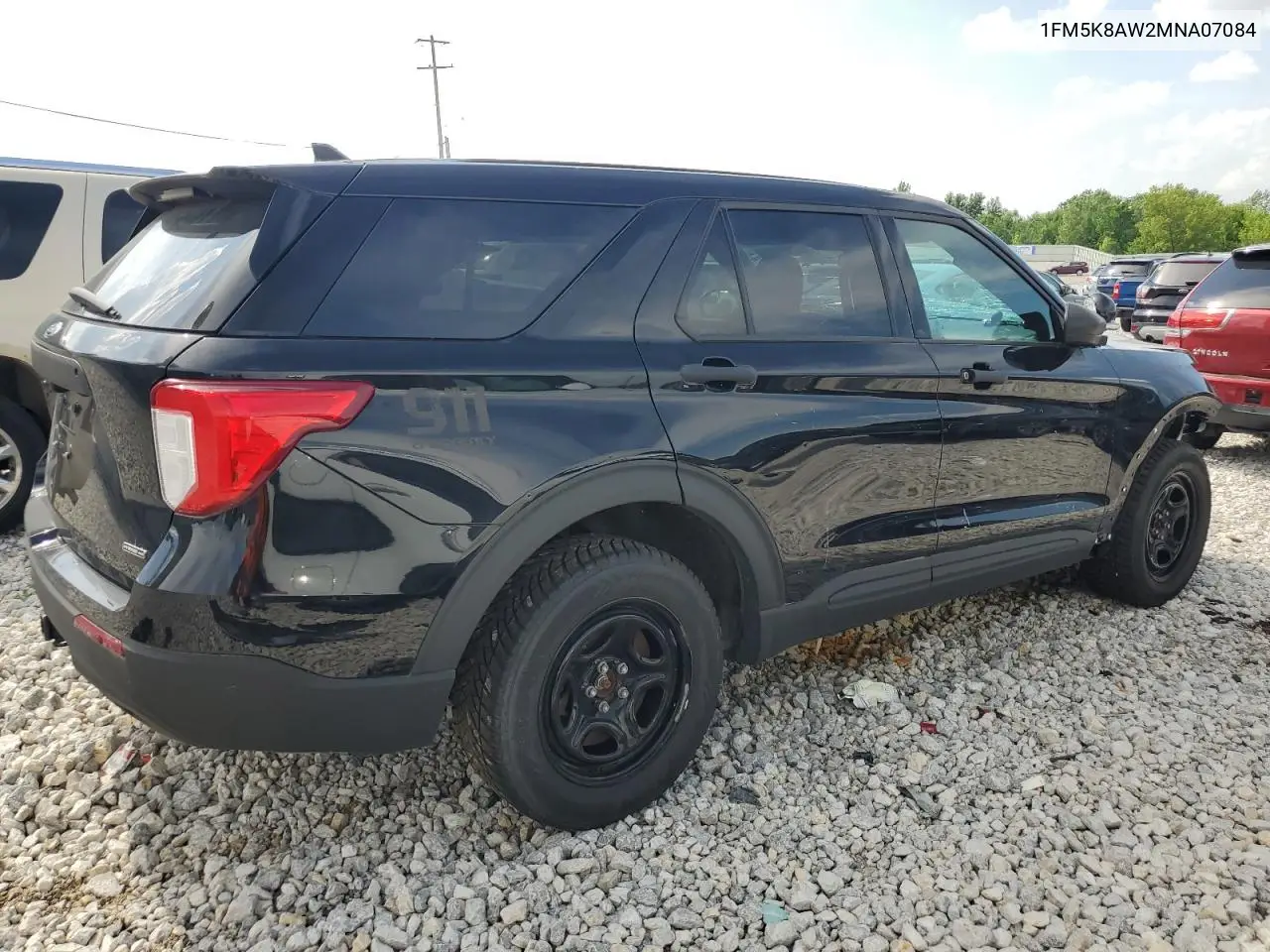 2021 Ford Explorer Police Interceptor VIN: 1FM5K8AW2MNA07084 Lot: 62474155