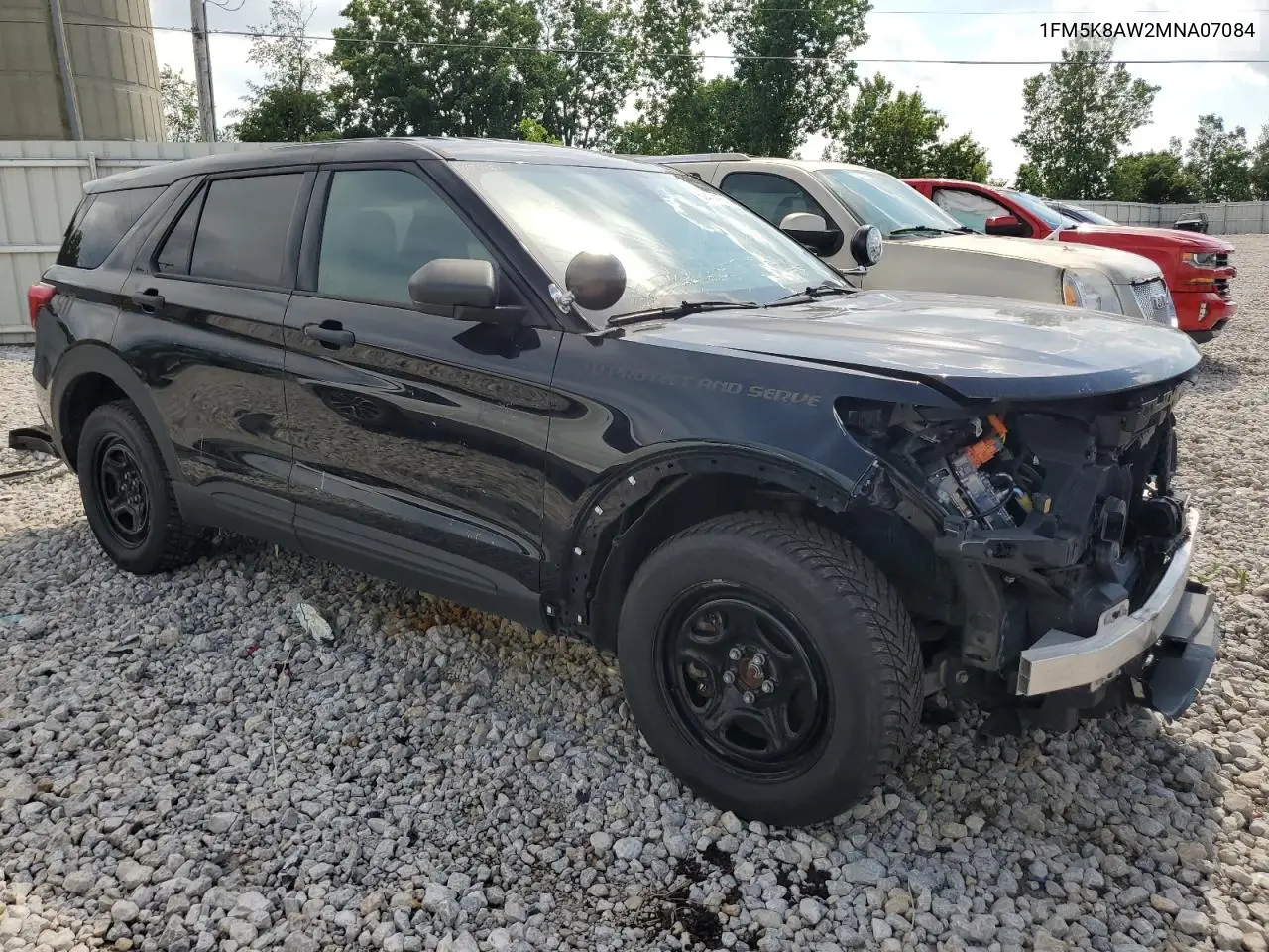 2021 Ford Explorer Police Interceptor VIN: 1FM5K8AW2MNA07084 Lot: 62474155
