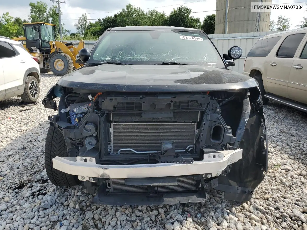 2021 Ford Explorer Police Interceptor VIN: 1FM5K8AW2MNA07084 Lot: 62474155