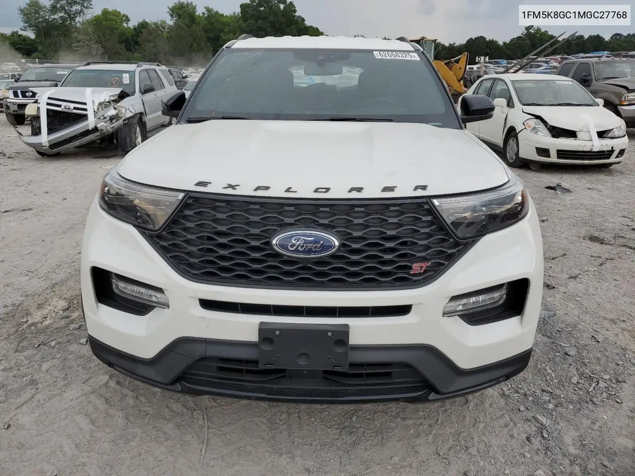 2021 Ford Explorer St VIN: 1FM5K8GC1MGC27768 Lot: 62668325