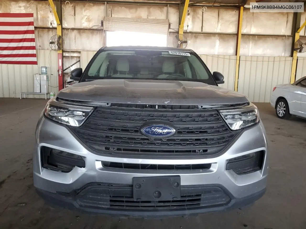 2021 Ford Explorer VIN: 1FMSK8BB4MGC06107 Lot: 62816115