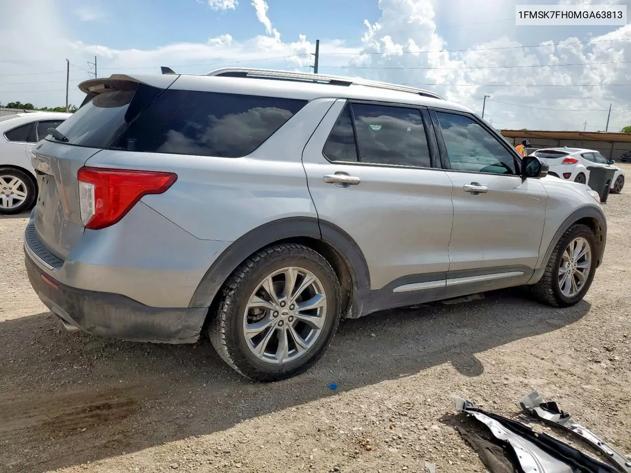2021 Ford Explorer Limited VIN: 1FMSK7FH0MGA63813 Lot: 62846815