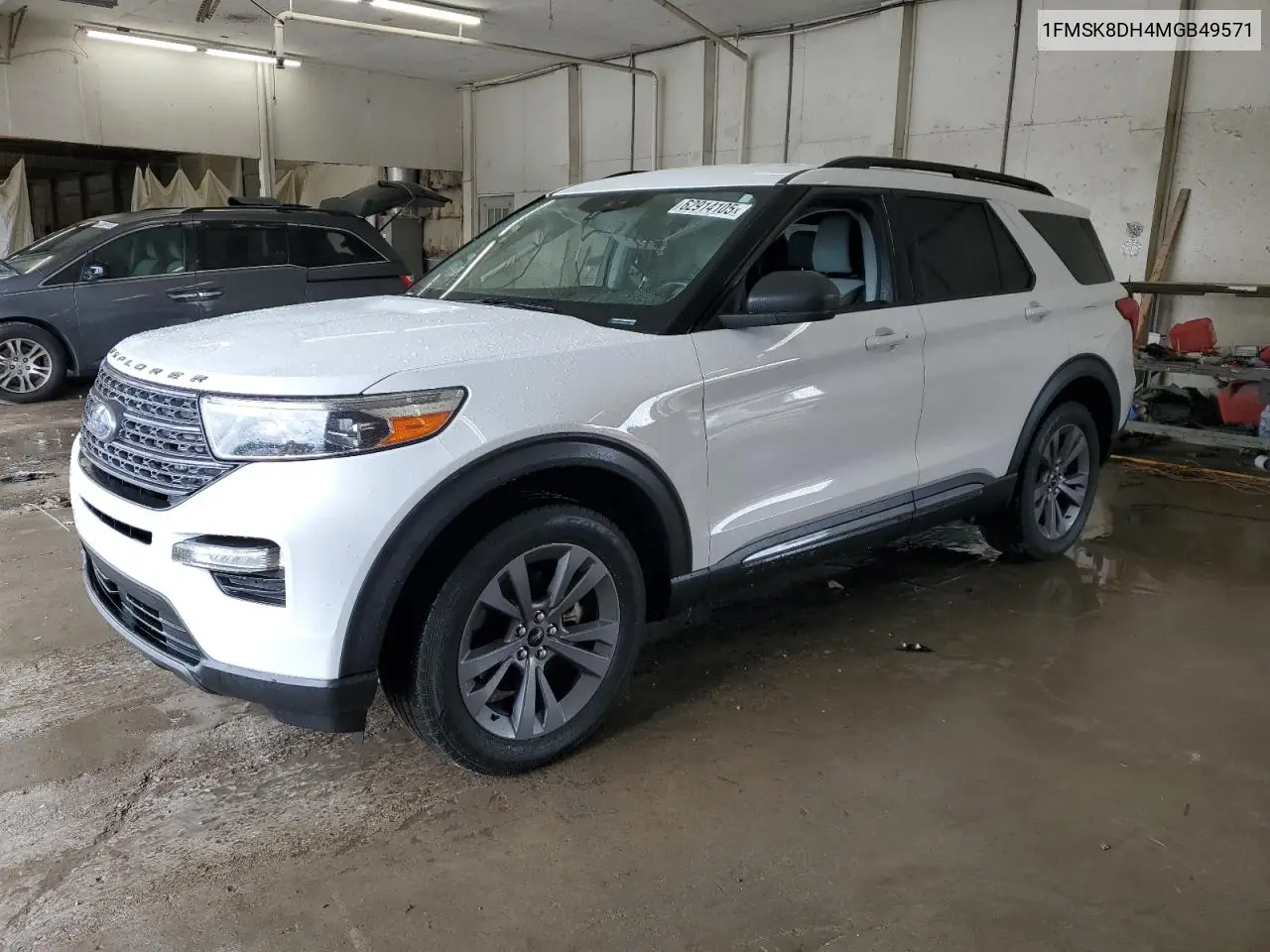 2021 Ford Explorer Xlt VIN: 1FMSK8DH4MGB49571 Lot: 62914105