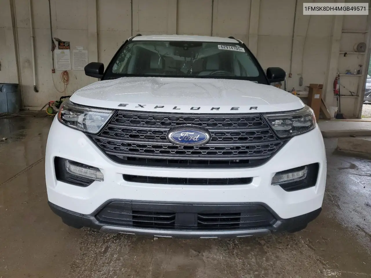 2021 Ford Explorer Xlt VIN: 1FMSK8DH4MGB49571 Lot: 62914105